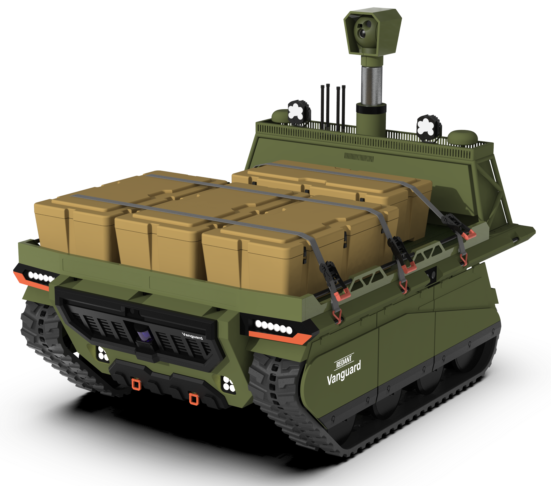 Vanguard with large logistics