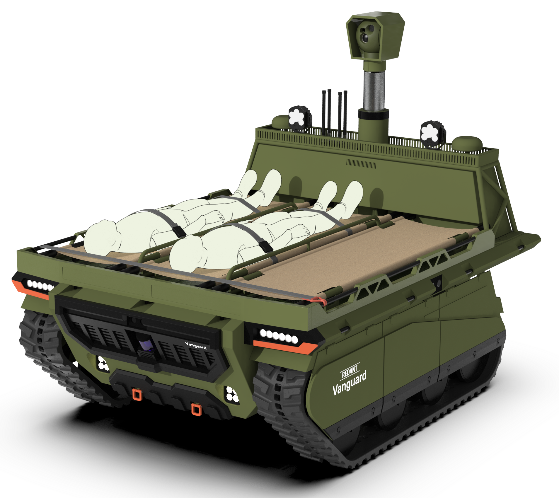 Vanguard with casualty evacuation